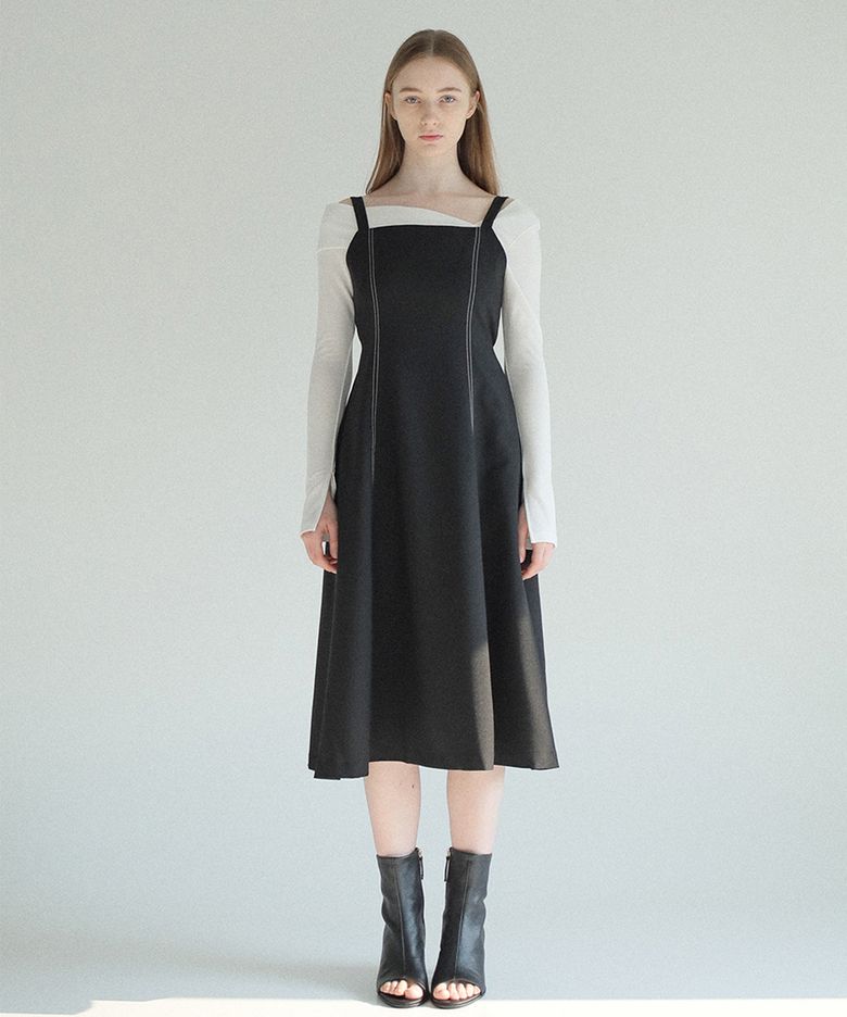 CAMISOLE DRESS / BLACK