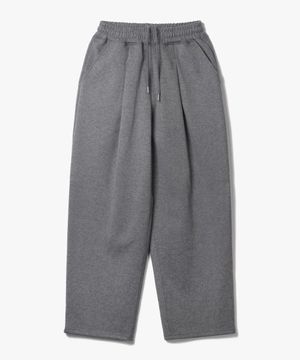 Deep One Tuck Sweat Pants [Charcoal]