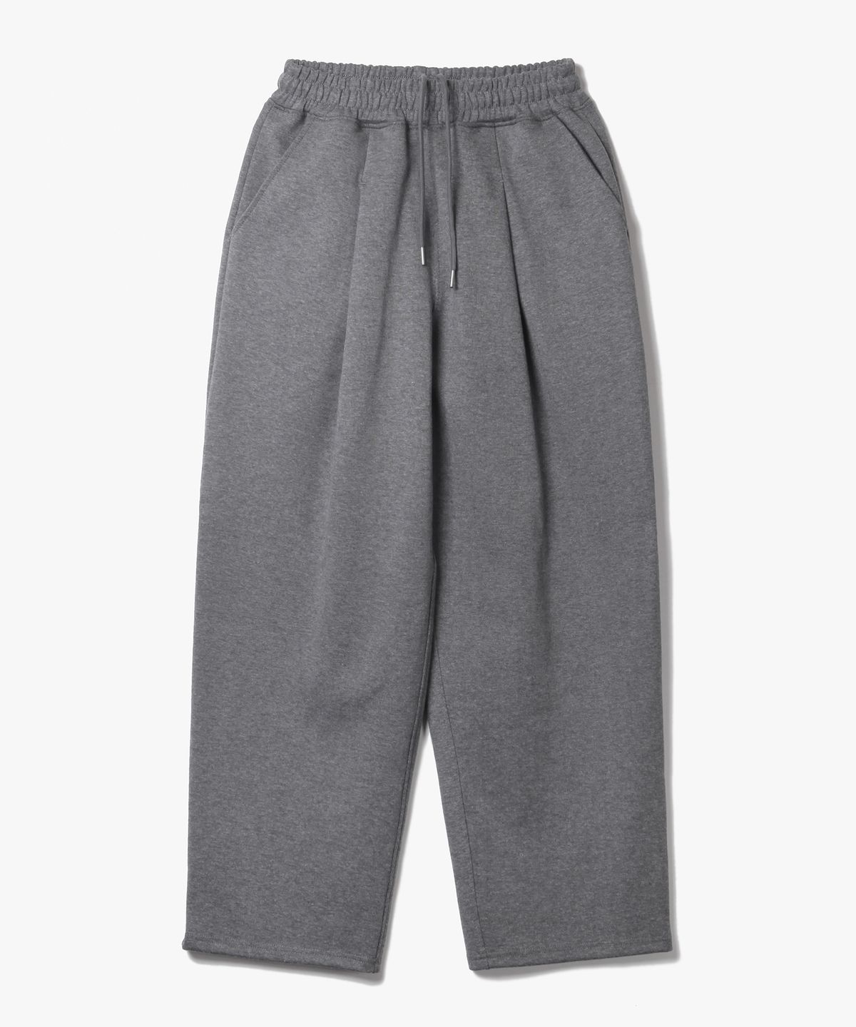 제로(XERO) Deep One Tuck Sweat Pants [Charcoal]
