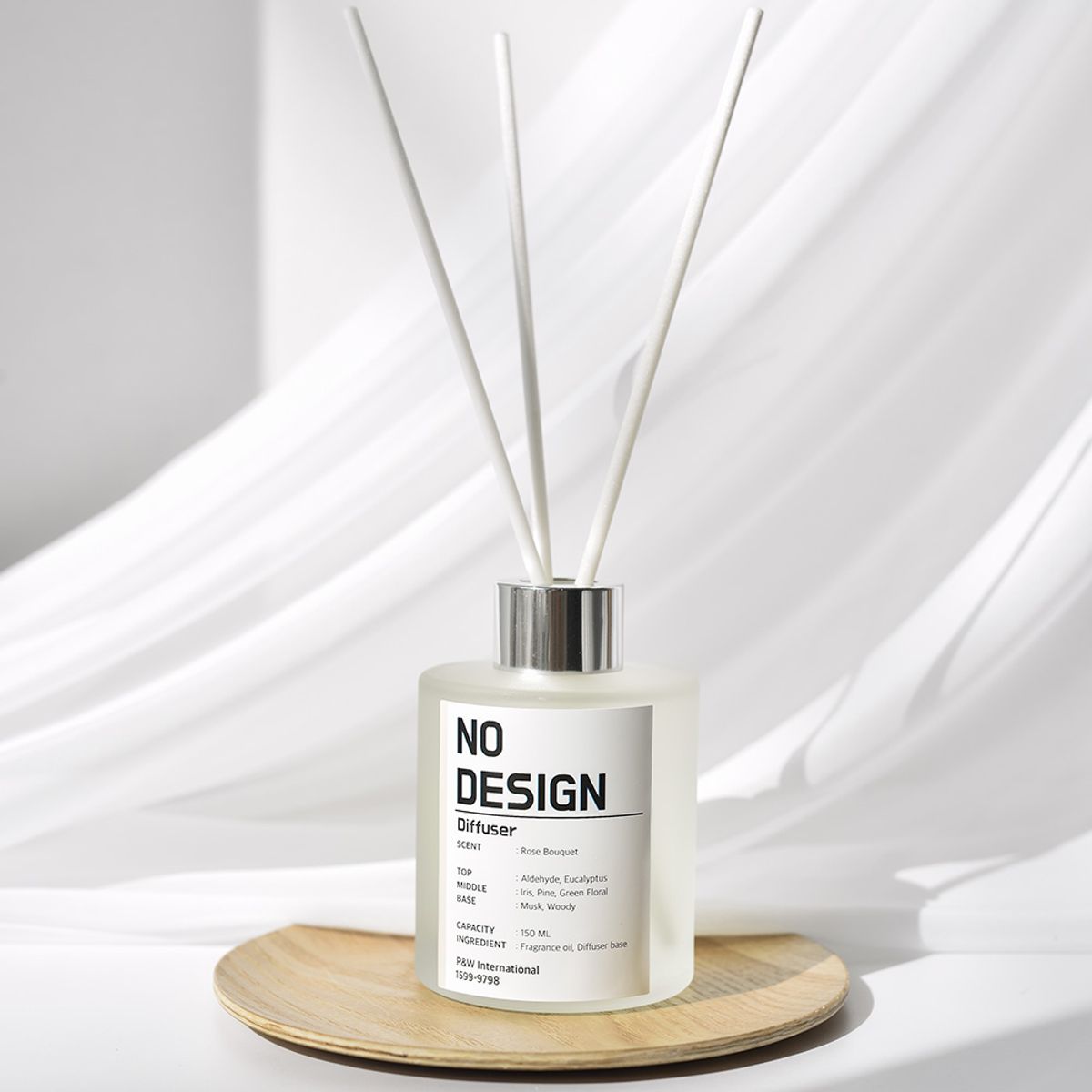 노디자인(NODESIGN) 향기에 집중한 디퓨저 150ml (드라이플라워 추가 가능)