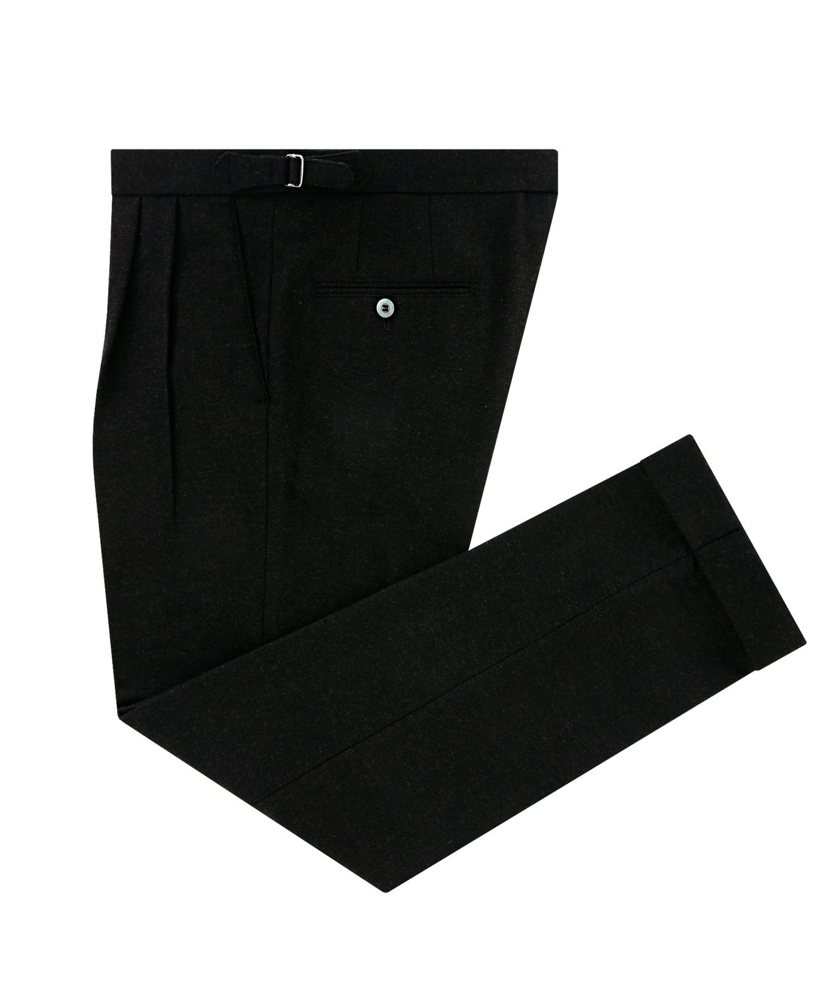 벨리프(BELLIEF) Wool Flannel two tuck pants (Brown)