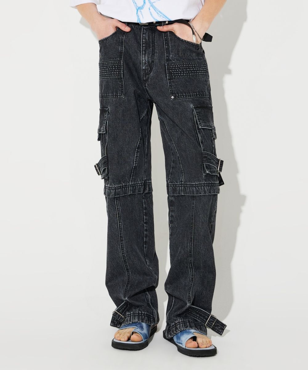 【MAISON MINED】25SS★ RUGGED CARPENTER DENIM PANTS 메종미네드 25SS - RUGGED CARPENTER DENIM PANTS BLUE
