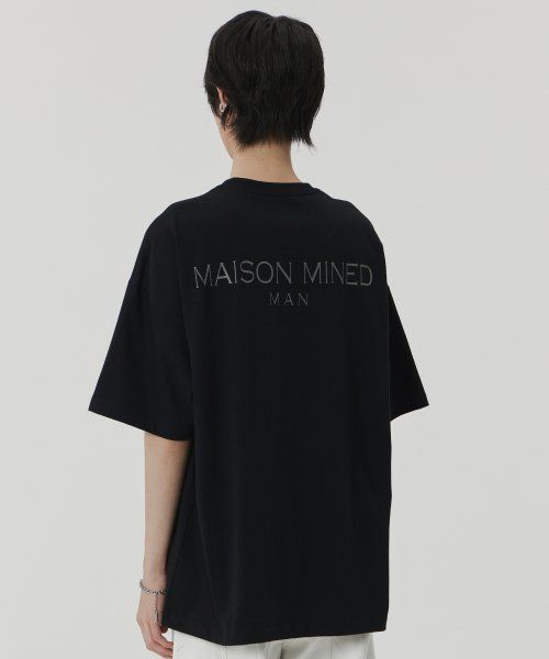 상품 스냅 모아보기 - BACK LOGO HALF T BLACK