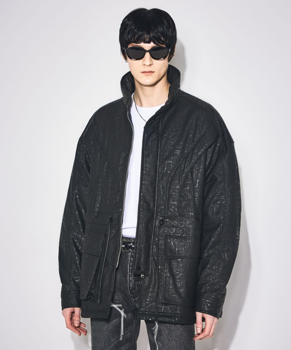 【MAISON MINED】22SS★ MATT BLACK CREASE SHELL PARKA MUSINSA | MAISON MINED MATT BLACK CREASE SHELL PARKA