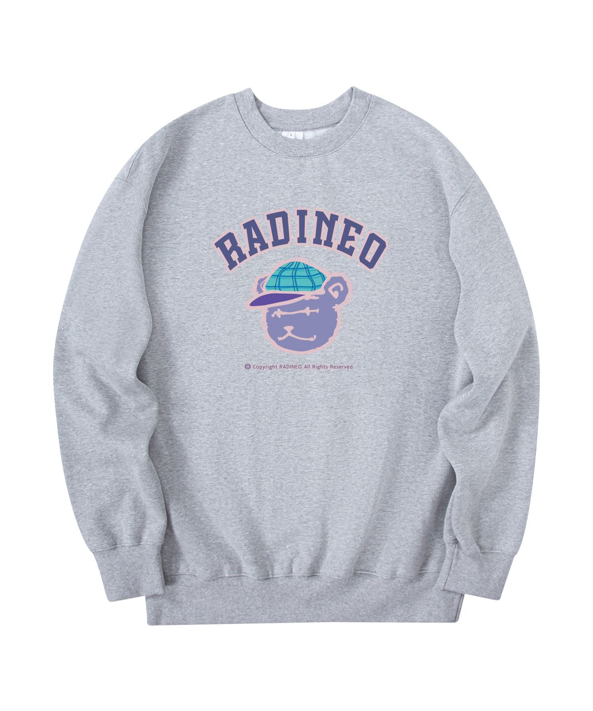 라디네오(RADINEO) 보라 베어 맨투맨 그레이