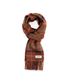TS CHECK WOOL MUFFLER (orange)