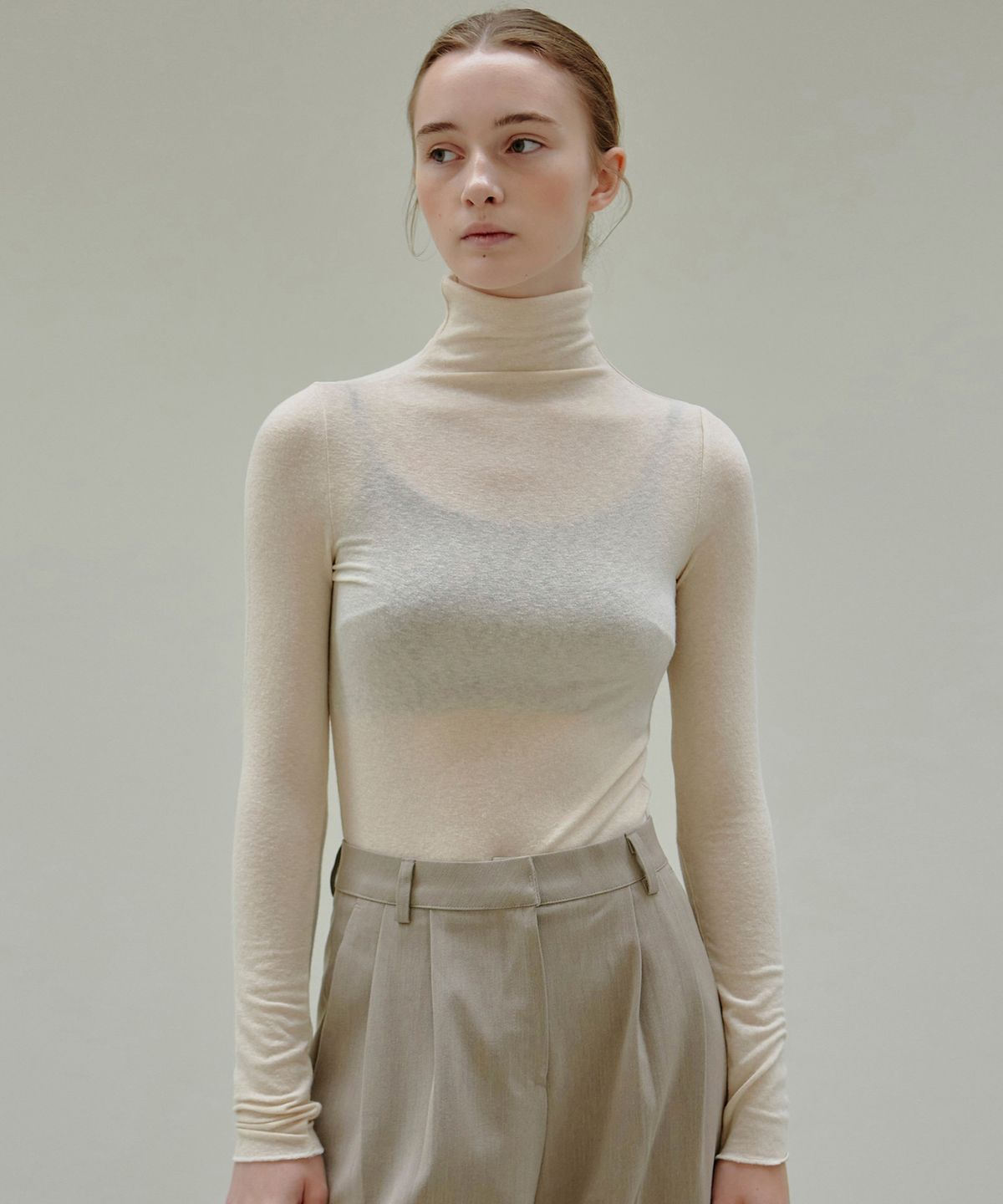 닉앤니콜(NICK&NICOLE) [ESSENTIAL] TURTLENECK SLIM KNIT TOP_5 COLOR