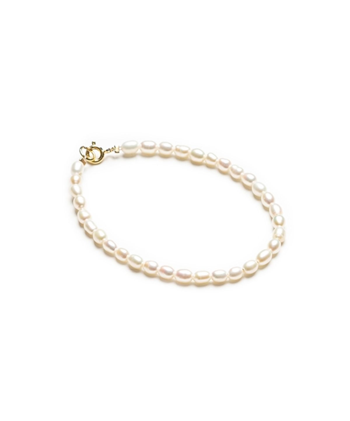 봉보(BONBEAU) Breeze pear simple layered Bracelet 레이어드 쌀알 담수진주 팔찌 4mm 5mm