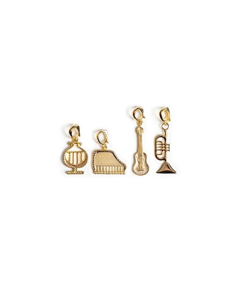 music motive gold pendant 뮤직 모티브 골드 팬던트