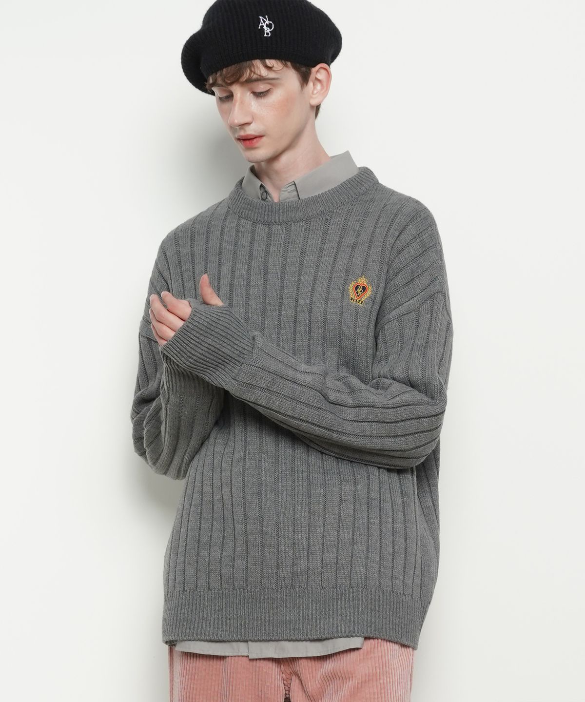 에이본(THE-ABON) M97 wamer knit grey