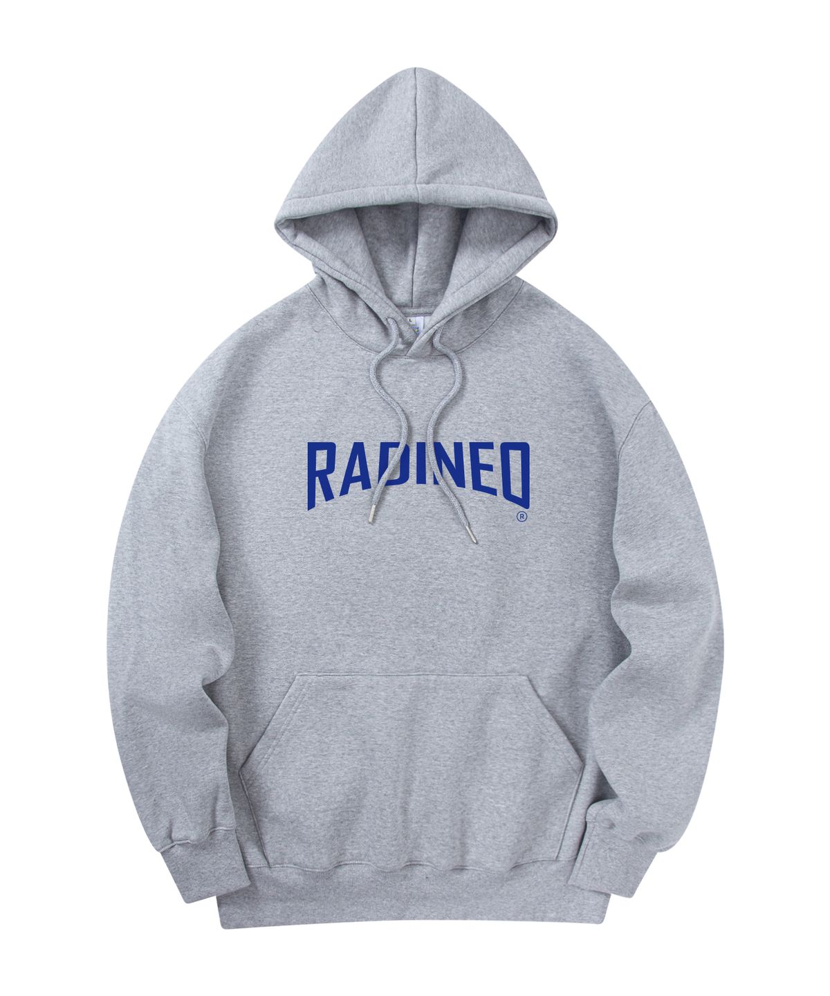 라디네오(RADINEO) 아치 로고 후드 그레이