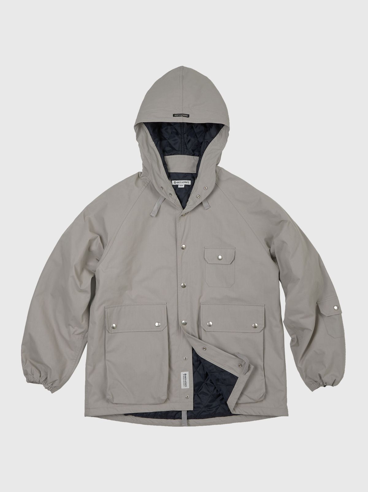 네네츠 어센틱(NENETS AUTHENTIC) 6포켓 유틸리티 C/N 패딩 자켓 그레이
