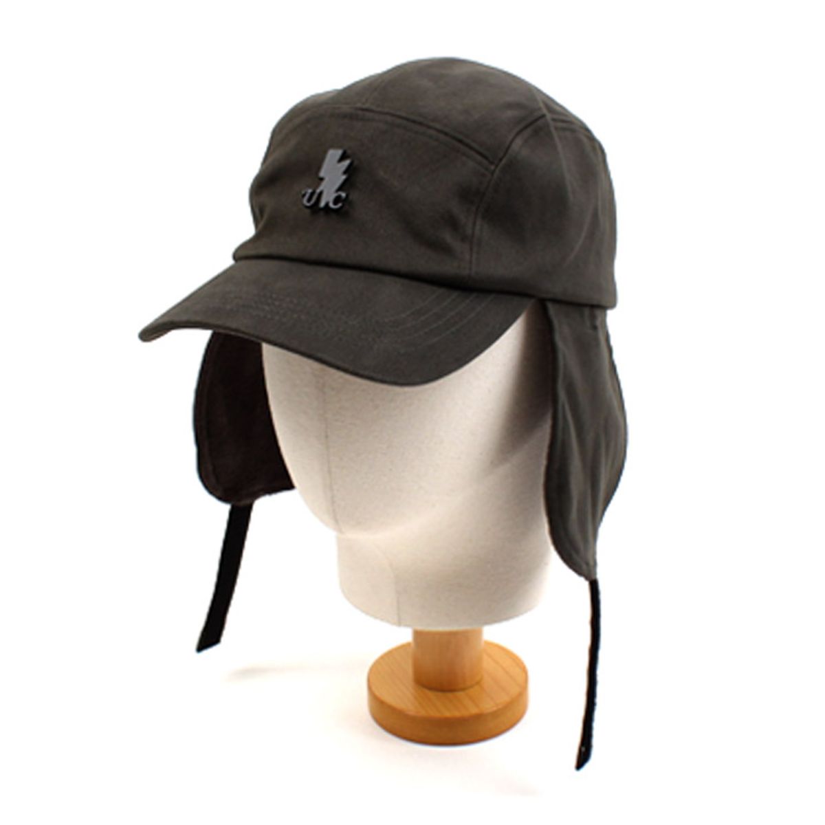 유니버셜 케미스트리(UNIVERSAL CHEMISTRY) Khaki Earflap Camp Cap 귀달이모자
