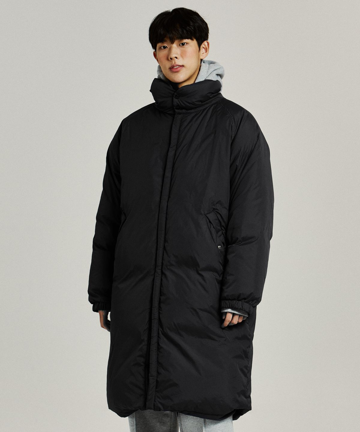 객(GAC) 롱 다운 파카 블랙