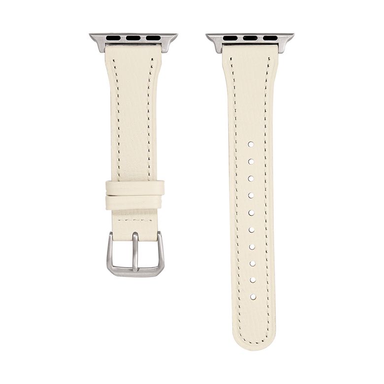 [애플워치 38-41mm 호환] 크림화이트 프리미엄 가죽스트랩 LL2S21603P