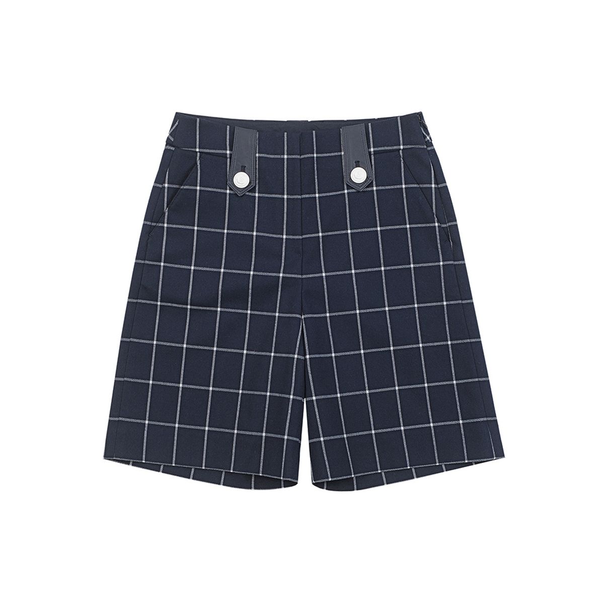 마틴골프(MARTINE GOLF) Window Check Bermuda Pants_Navy