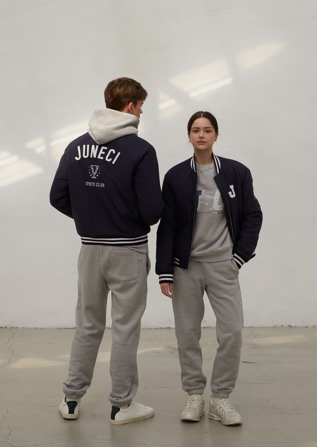 주네시 스포츠 클럽(JUNECI SPORTS CLUB) JSC 바시티 스타디움 팀 자켓