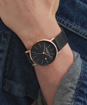 ST5504 타임레이블 데이트 워치 남녀 커플 시계
