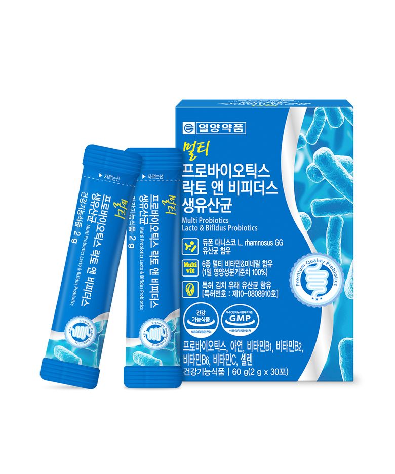 멀티 프로바이오틱스 락토바실러스 비피더스 생 유산균 30포 1개월분