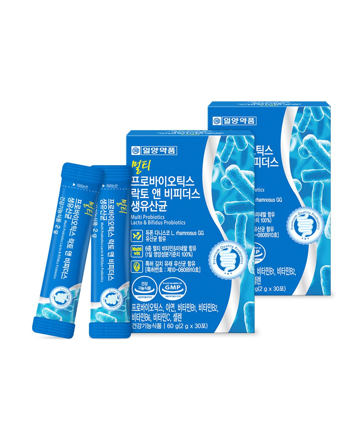 일양약품(IL-YANG PHARM) 멀티 프로바이오틱스 락토바실러스 비피더스 생 유산균 2박스 2개월분