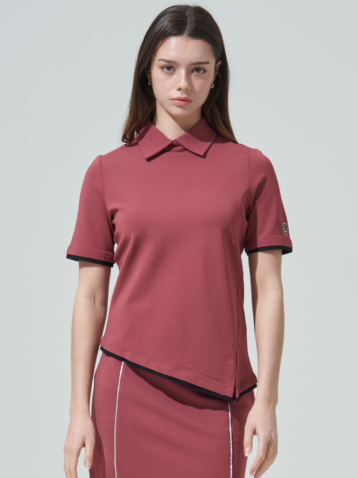 블루닷(BLUDOT) SET-UP UNBALANCE PQ TEE_RO