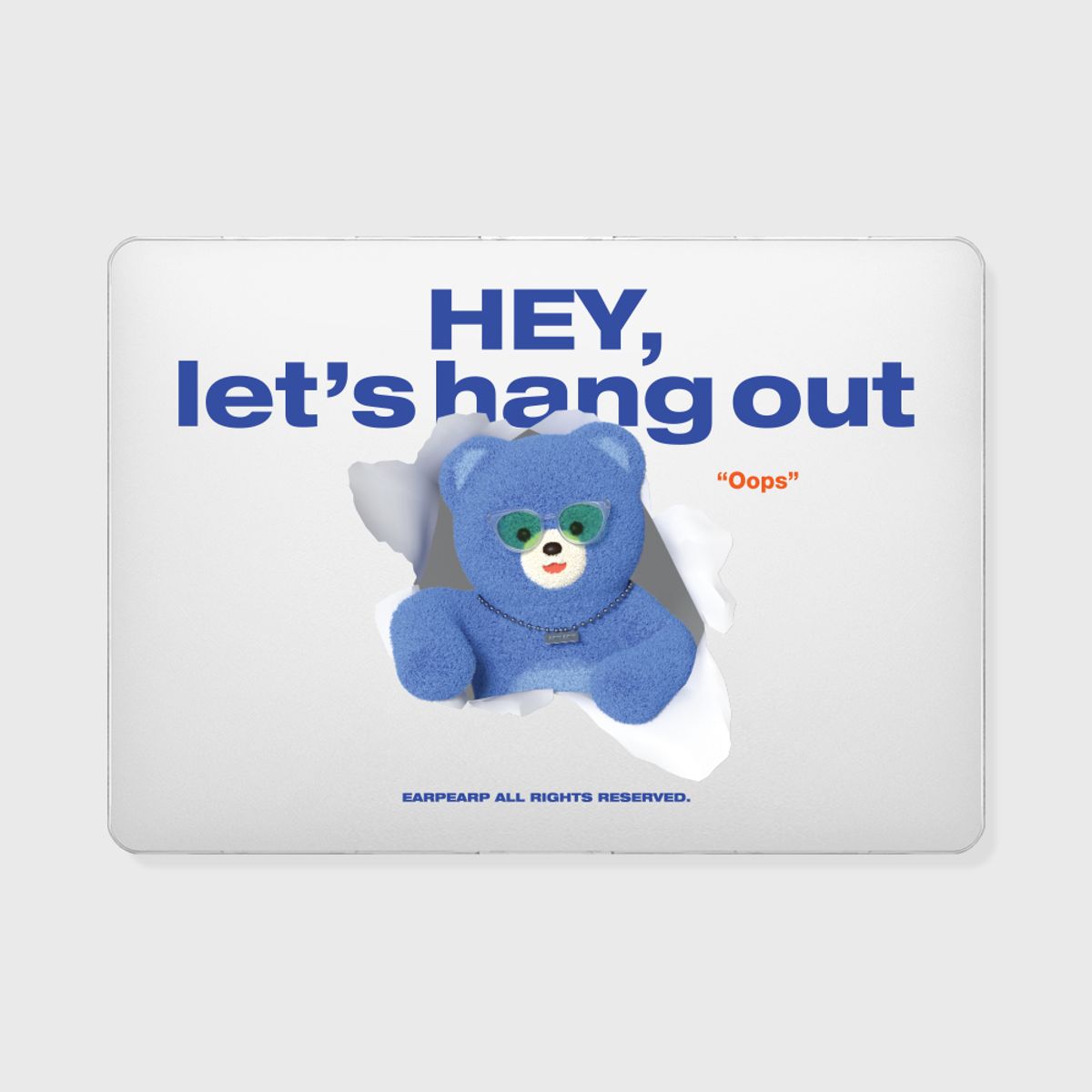 어프어프(EARPEARP) HANG OUT BUNI(맥북-클리어하드)