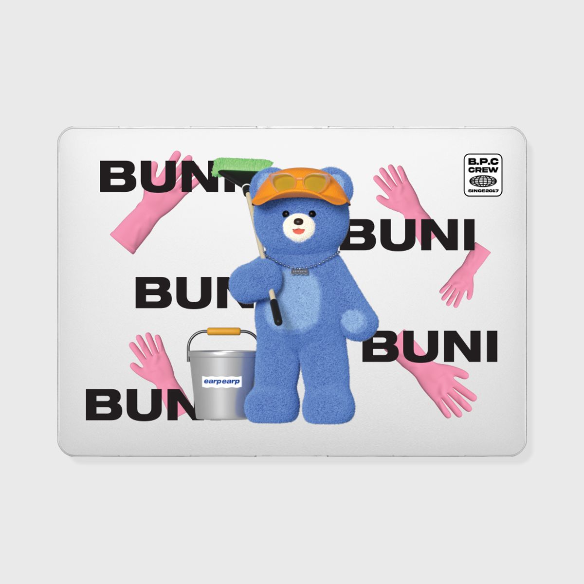 어프어프(EARPEARP) CLEANER BUNI(맥북-클리어하드)