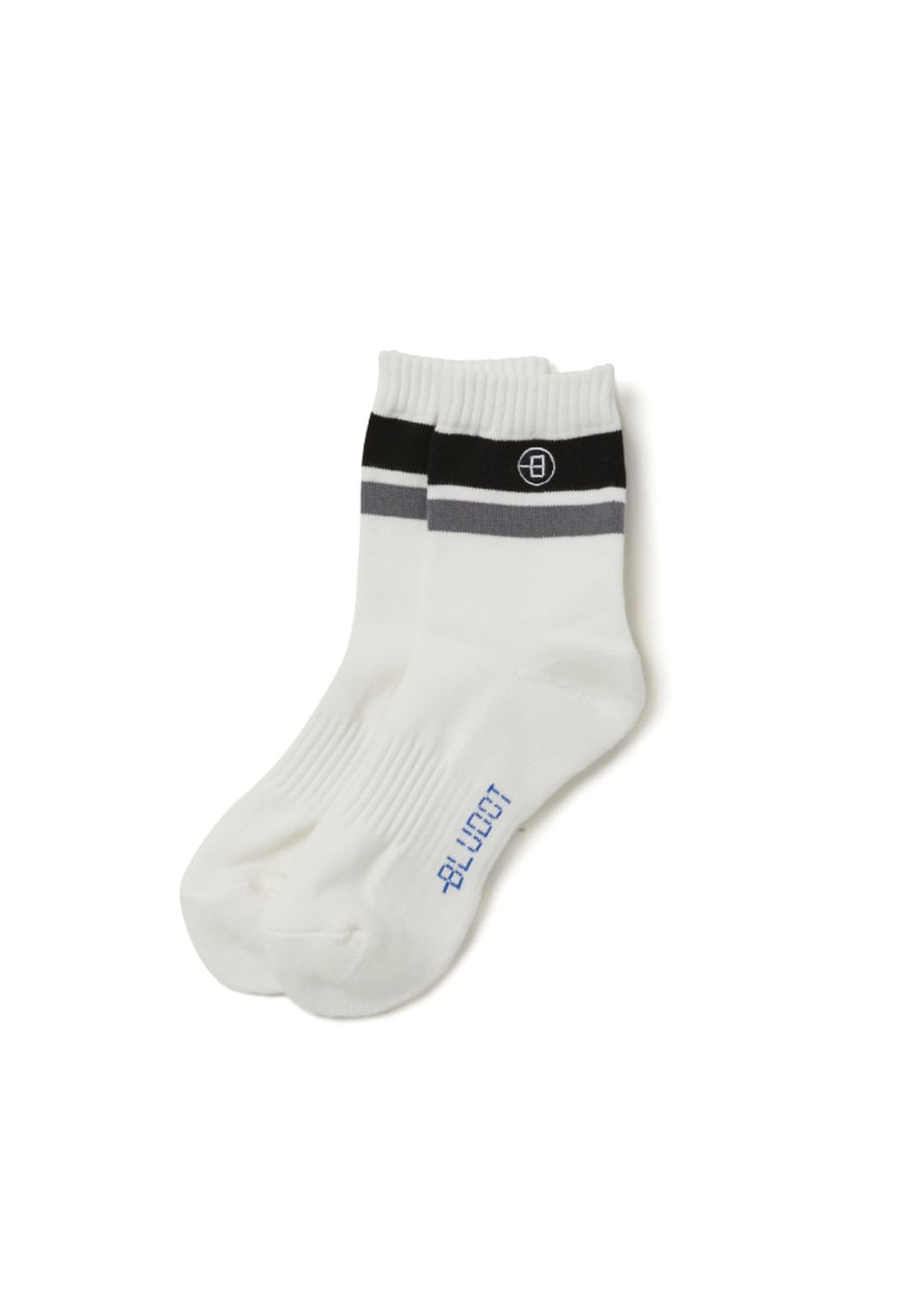 블루닷(BLUDOT) DASH B MODERN SOCKS_WH