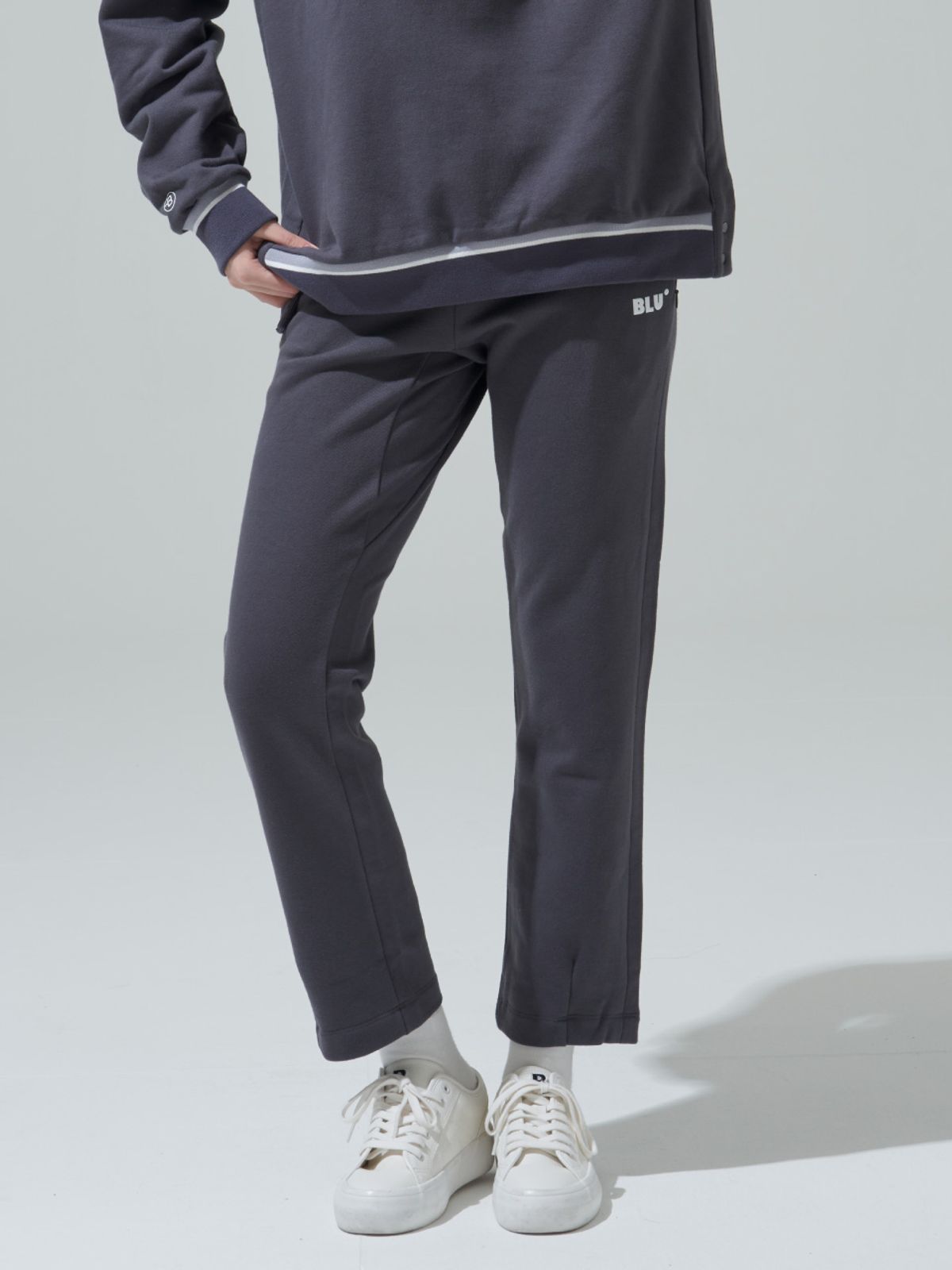 블루닷(BLUDOT) SOLID SWEAT PANTS_GY