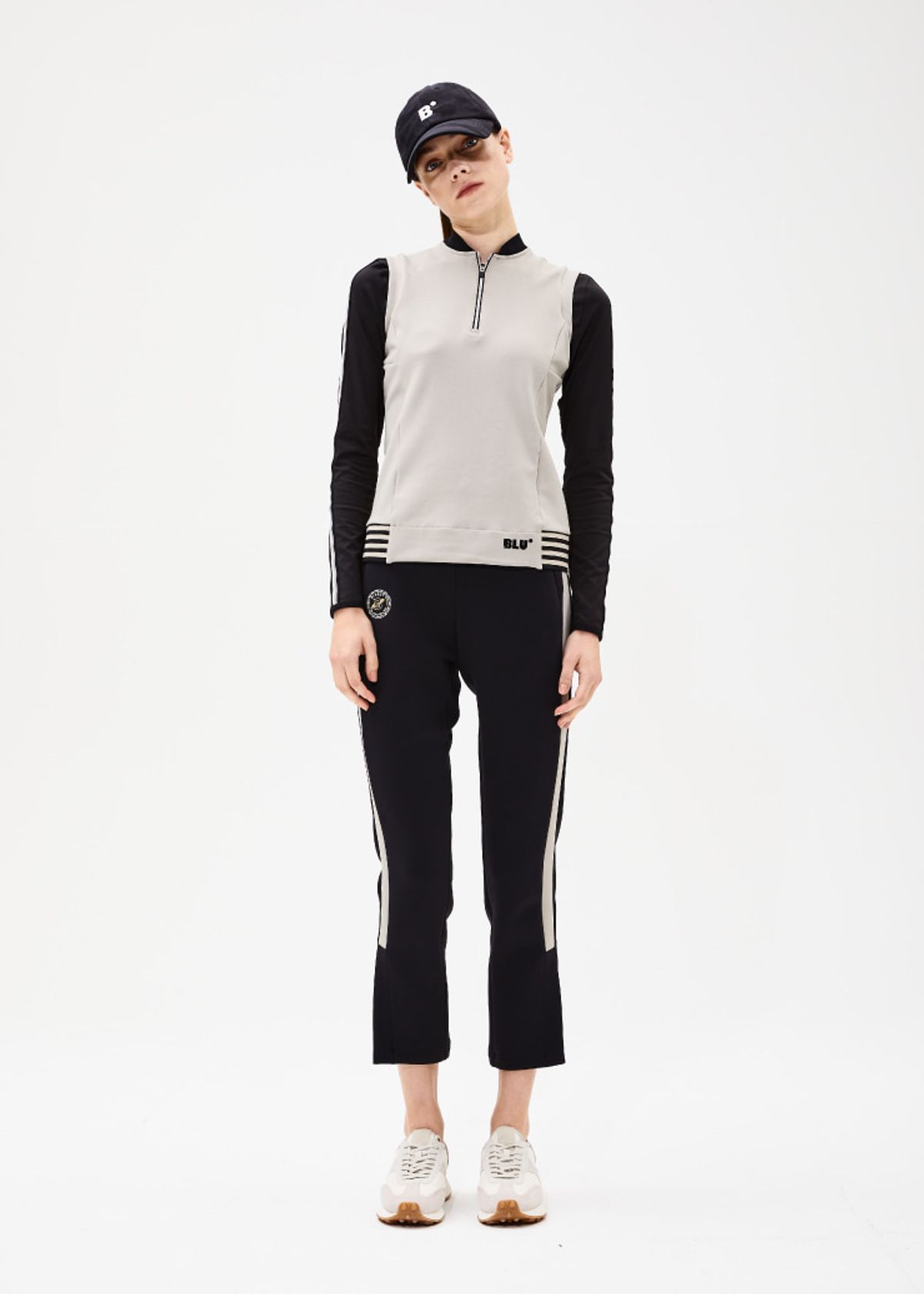 블루닷(BLUDOT) SPACE BANDING PANTS_BK