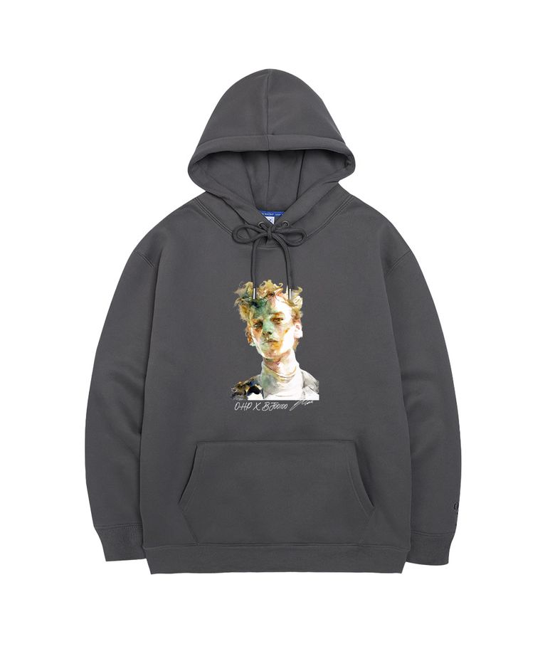 OHP X BJ.KO 제임스 기모 후드
