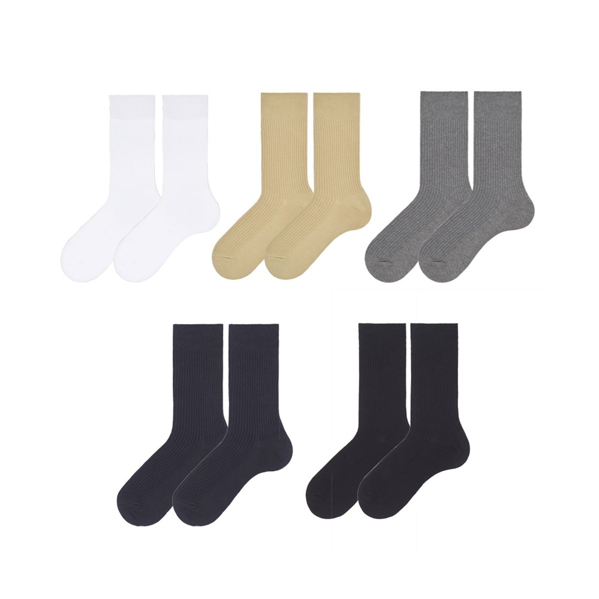 삭스핏(SOXFIT) 남성 립 코튼 삭스 3켤레 선택