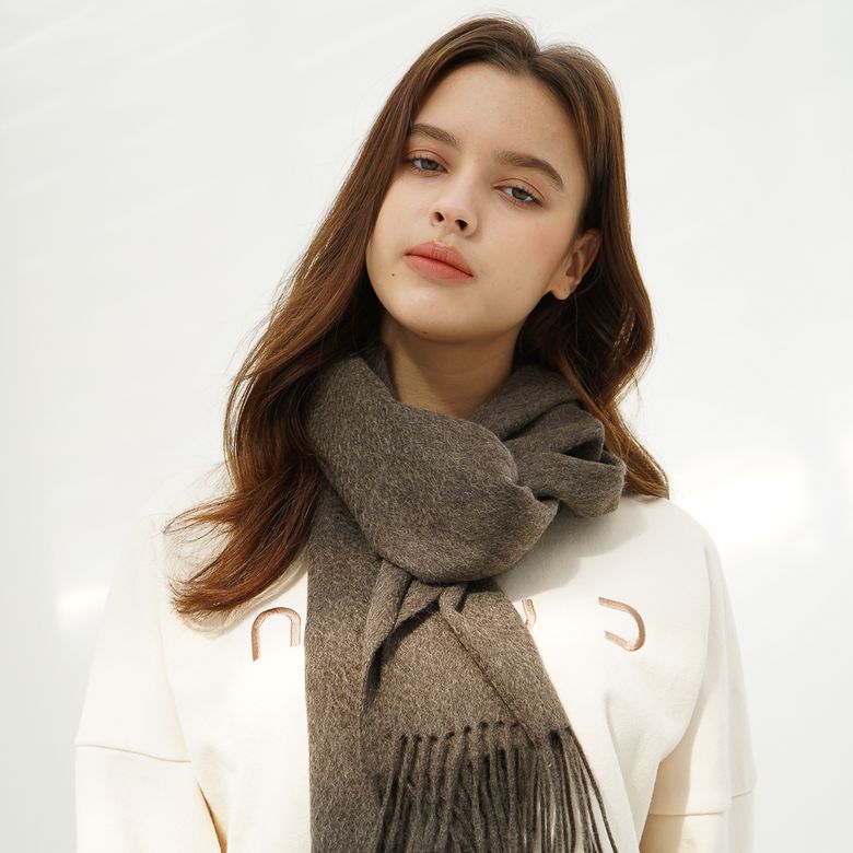 Cashmere Muffler_Brown