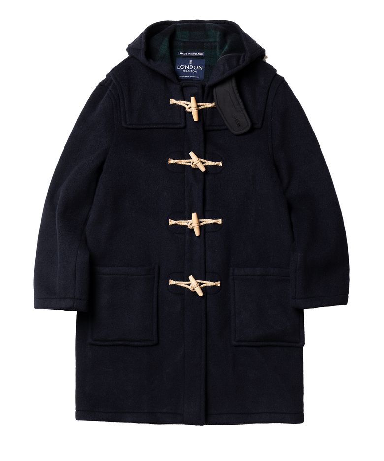Martin Mens Duffle Coat - Navy BW A06