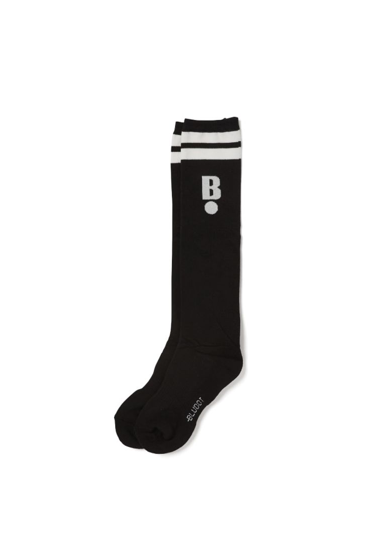 B-DOT KNEE-SOCKS_BK