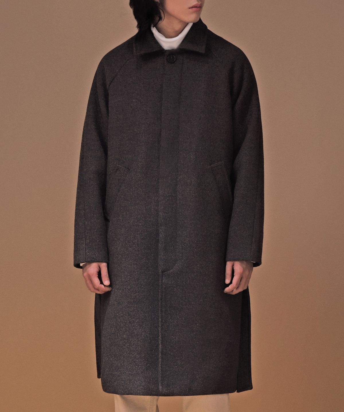 베리베인(VERYVAIN) WINTER WOOL TRENCH COAT (DARK GRAY)