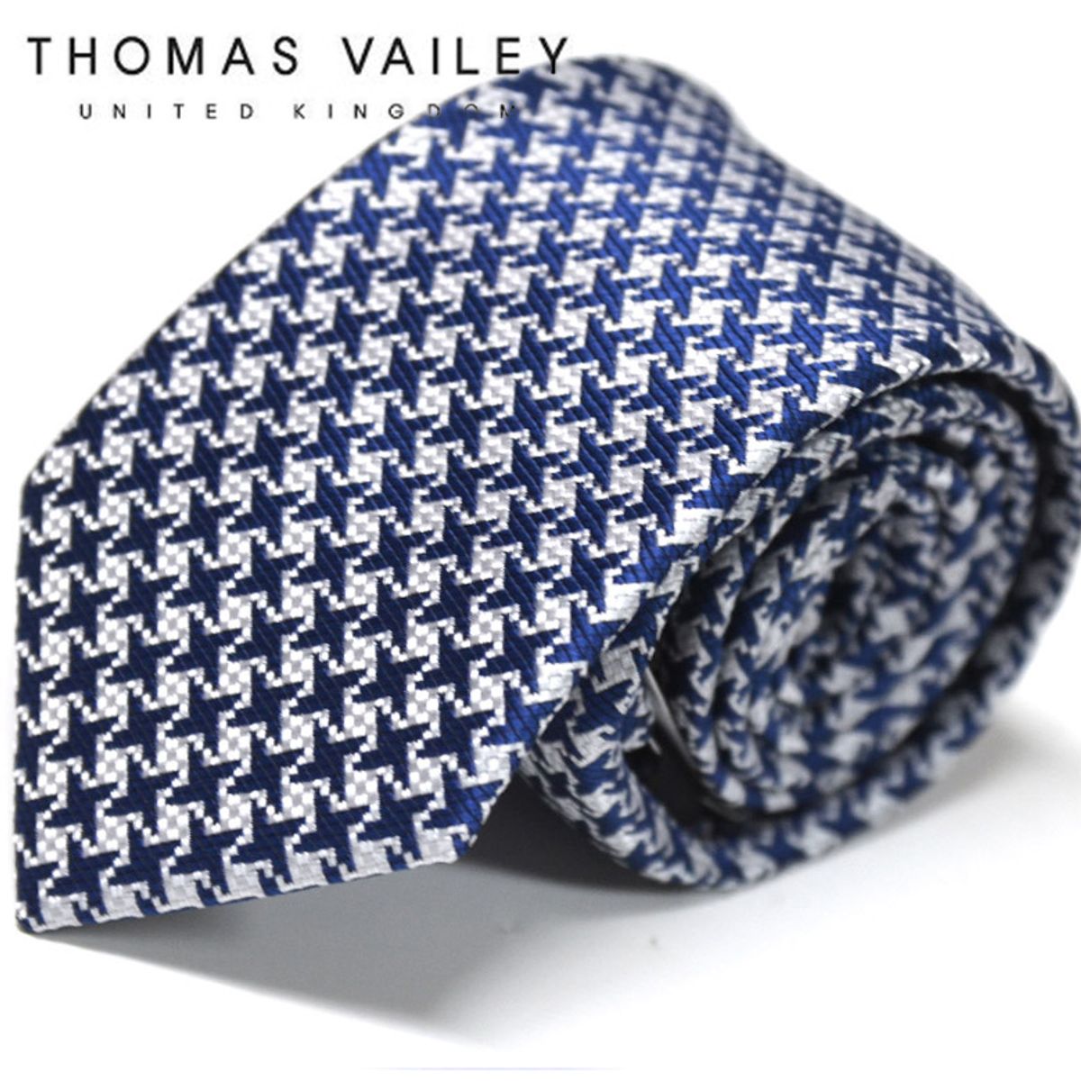 토마스 베일리(THOMAS VAILEY) 패션넥타이-슬림하운드 네이비 7cm