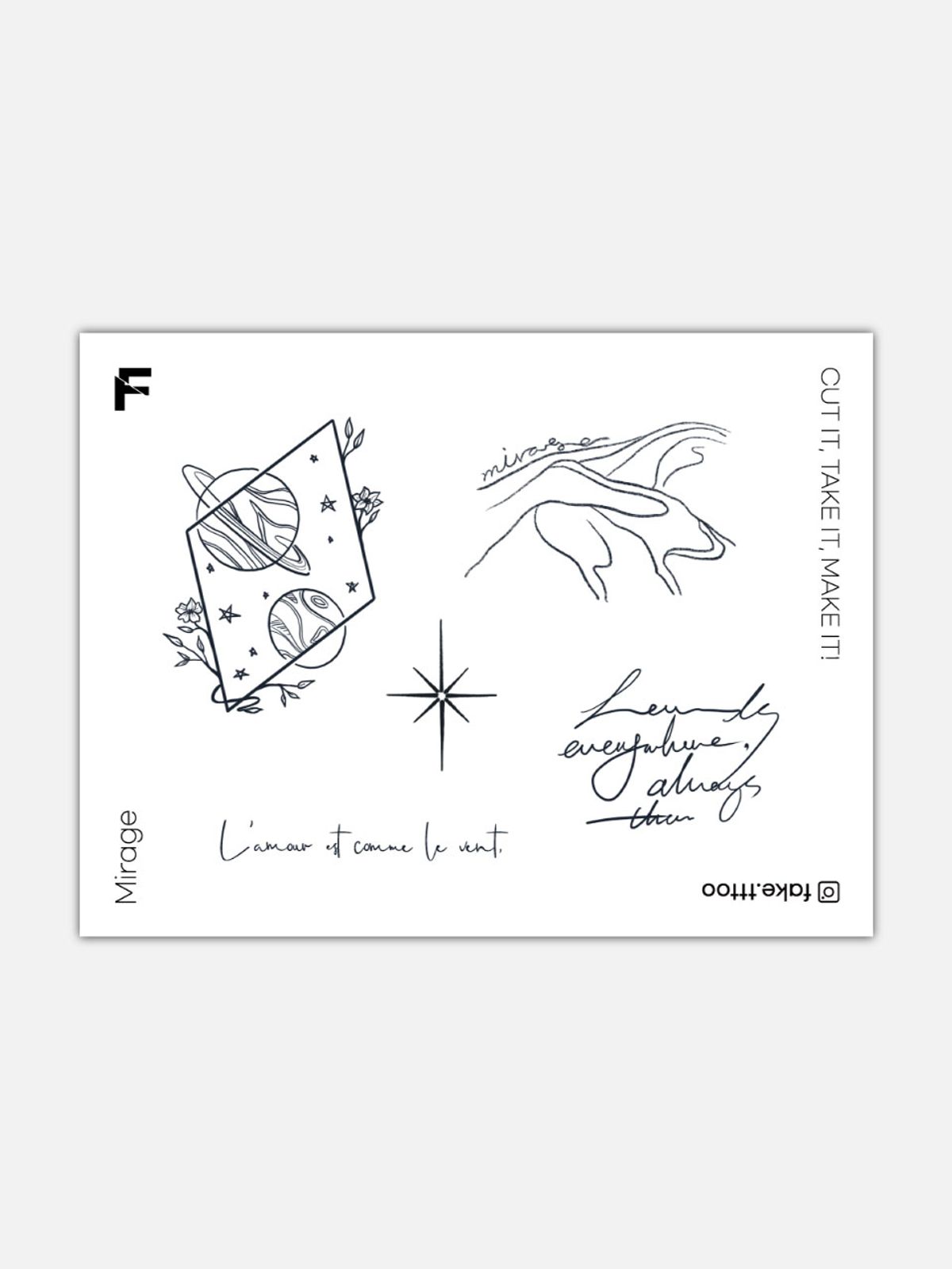 페이크타투(FAKETTT) Hidden love