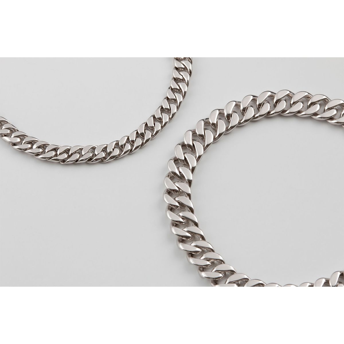 종로공장(JONGNOGONGJANG) 실버 925 면체인 팔찌 (Silver Chain bracelet)