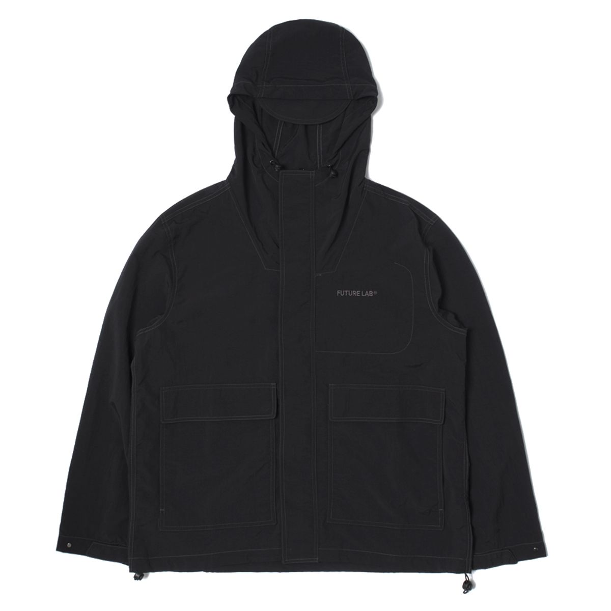 퓨처랩(FUTURE LAB) STITCH WINDBREAKER - BLACK