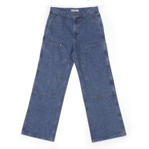 DOUBLE KNEE WORK PANTS - BLUE