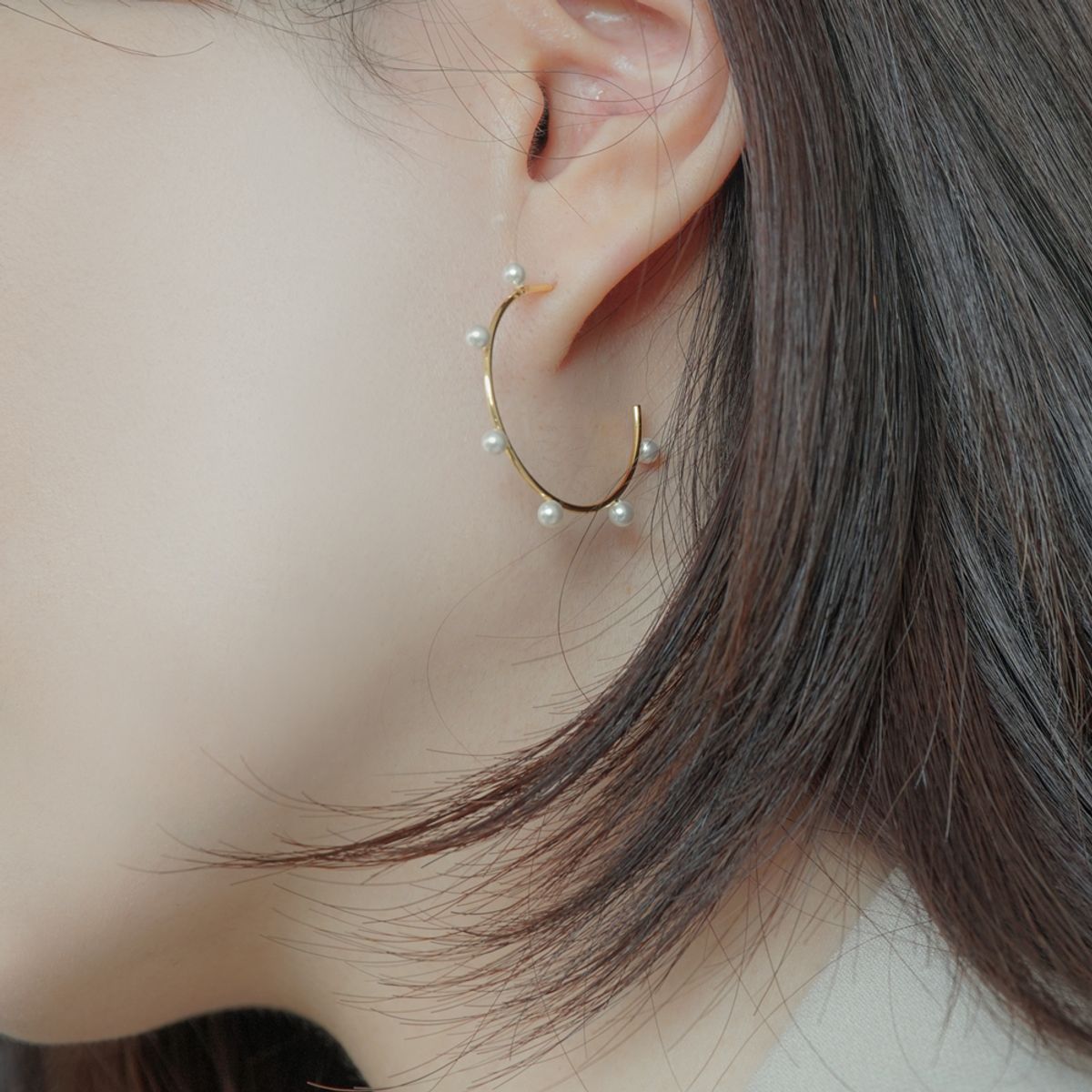 포스트루드(POSTLUDE) [SILVER] 6 SW PEARL HOOP E