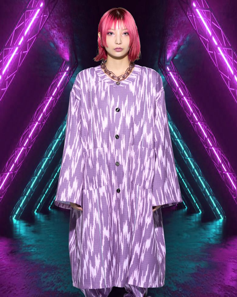 SCOTCH LINE LONG SHIRTS (PINK)