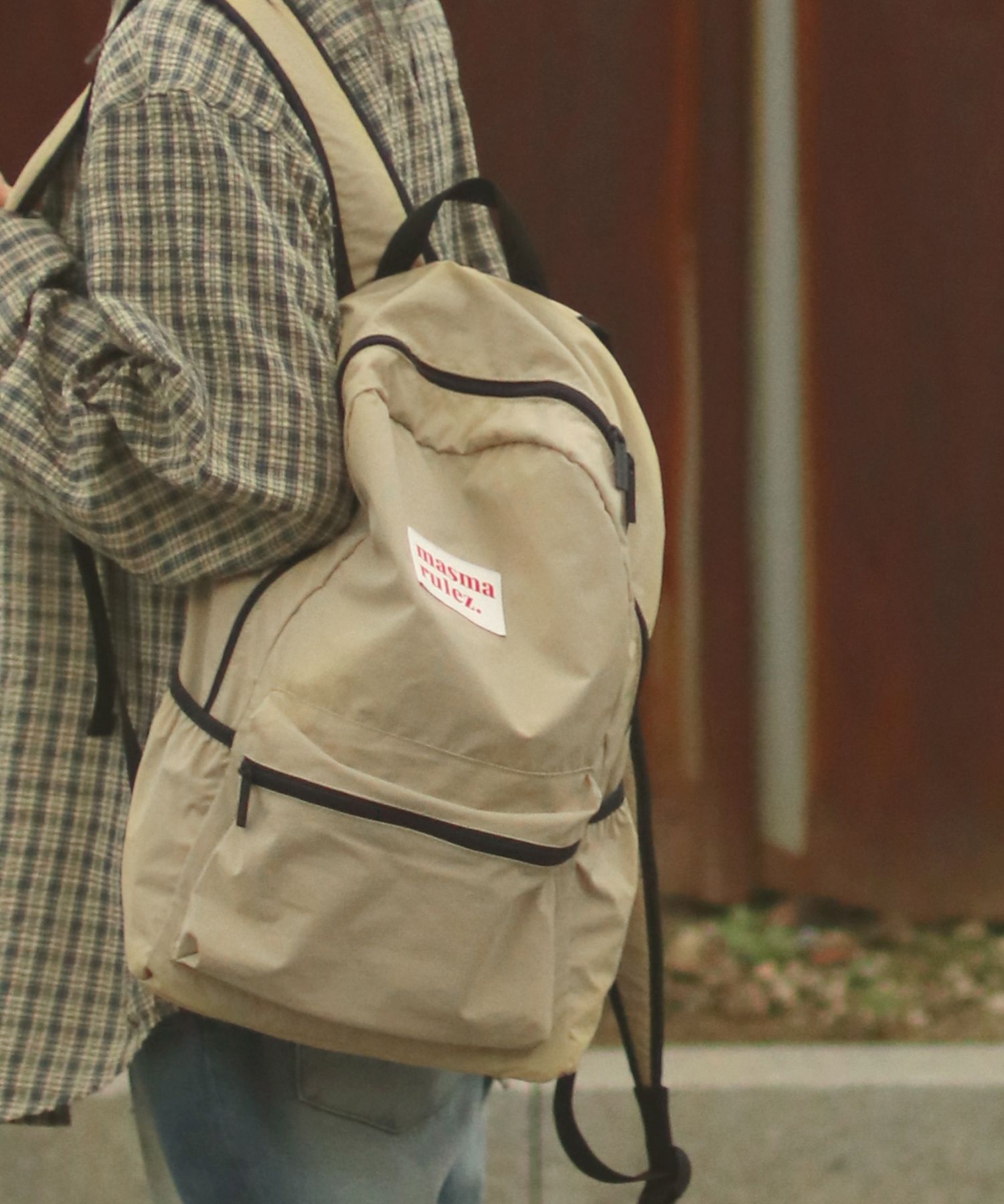 ★masmarulez★ Daily backpack _ Beige MUSINSA | MASMARULEZ Daily backpack _ Beige