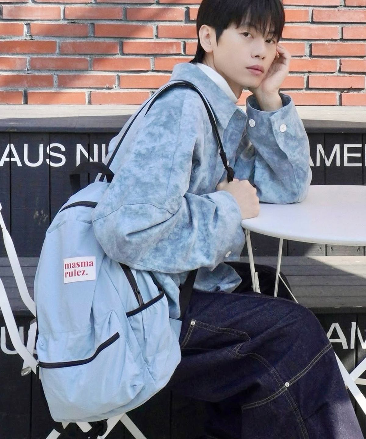 마스마룰즈(MASMARULEZ) Daily backpack_Blue