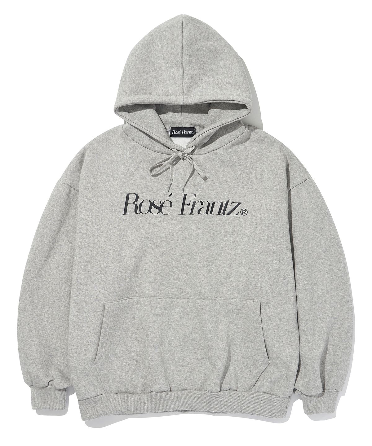 로제프란츠(ROSEFRANTZ) Signature Basic Logo Hoodie [Melange gray]