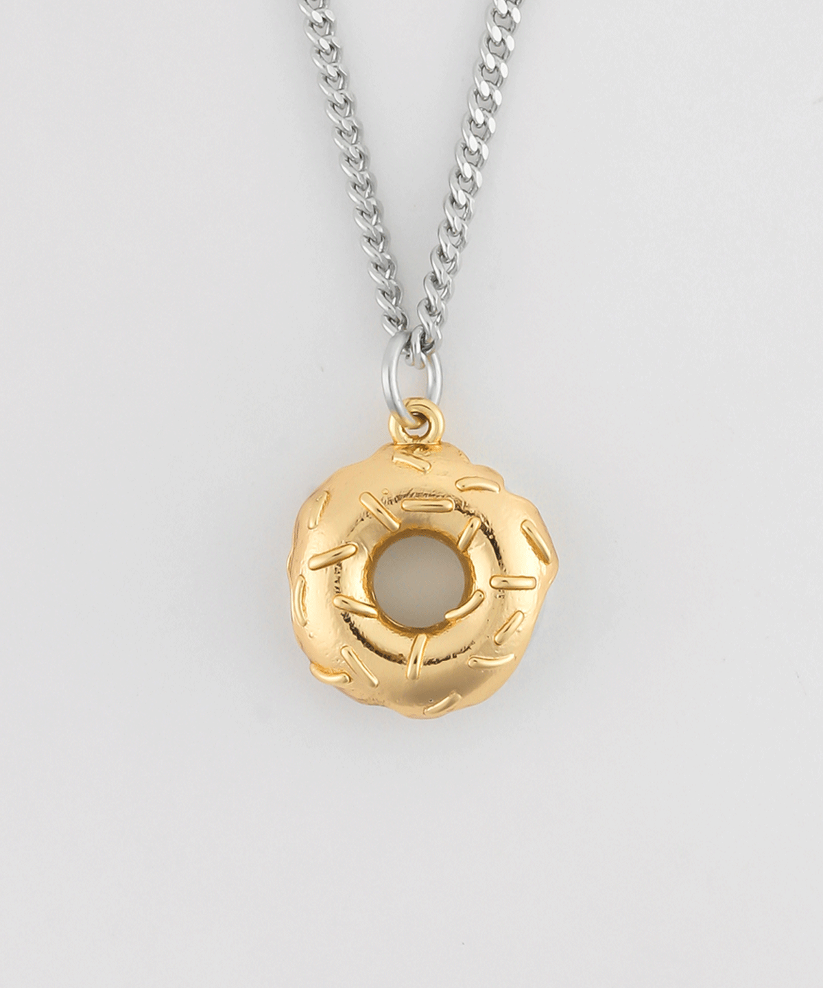 논논(NONENON) DONUT NEC SILVER925(18K GOLD PLATED)
