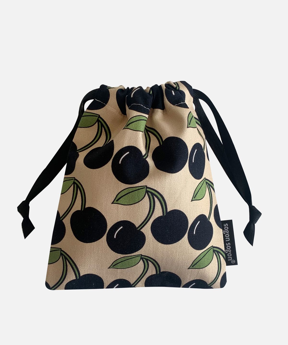 소곤소곤(SOGONSOGON) CHERRY BEIGE POUCH S