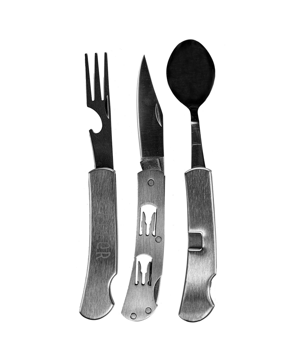 폴러스터프(POLERSTUFF) 3IN1 호보 나이프 - 메탈 / 211ACU9201-METAL