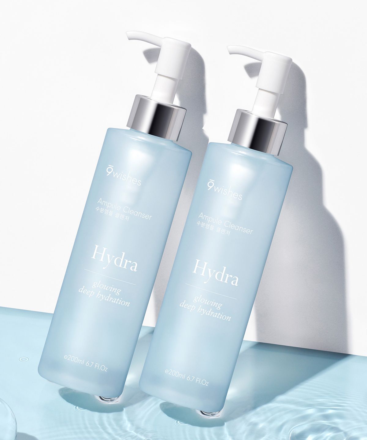 나인위시스(9WISHES) [수분/2PACK] 하이드라 클렌징 앰플 200ml+200ml